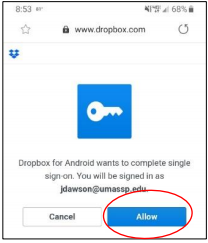Install the Dropbox Mobile App on Android
